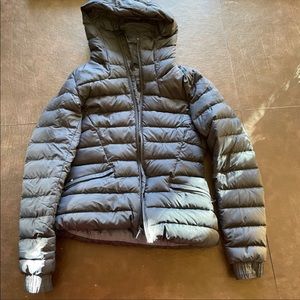 Women’s navy North Face winter coat